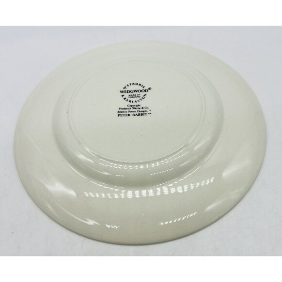 Wedgwood Peter Rabbit 3 Piece Nursery Set Plate Mug Oatmeal Bowl England Ceramic - Picture 11 of 16